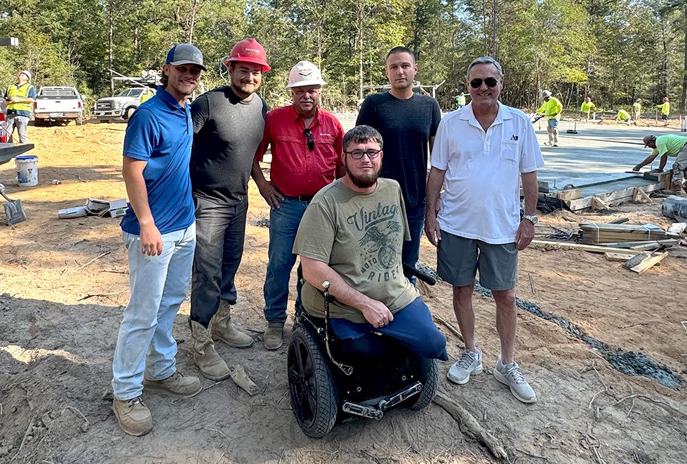 Foundation Poured for Veteran Zach Parker’s Dream Home at Republic Grand Ranch