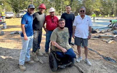 Foundation Poured for Veteran Zach Parker’s Dream Home at Republic Grand Ranch